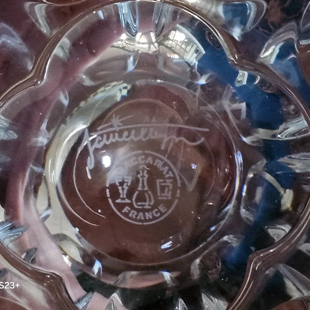 NEW 2 BACCARAT CRYSTAL FAUNACRYSTOLOPIS DOF WHISKEY CLOVER BAR GLASS TUMBLER